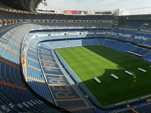 Estadio Santiago Bernabéu, home stadium of Real Madrid CF