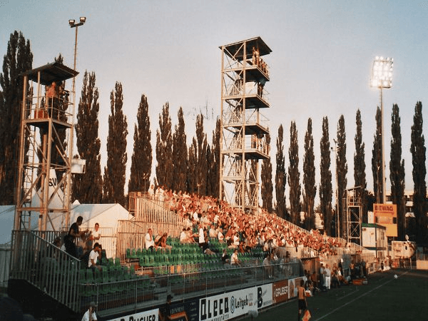 Pappelstadion, home stadium of Mattersburg 2020