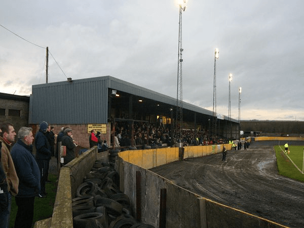 Shielfield Park, home stadium of Berwick Rangers