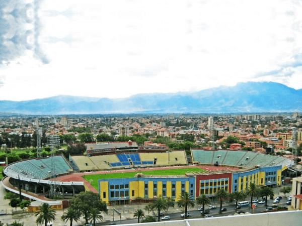 Estadio Félix Capriles, home stadium of Jorge Wilstermann