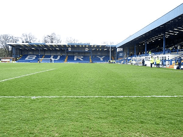 Gigg Lane, home stadium of Bury