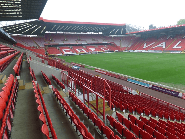 The Valley, home stadium of Charlton Athletic