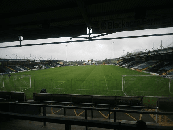 Huish Park Stadium, home stadium of Yeovil Town