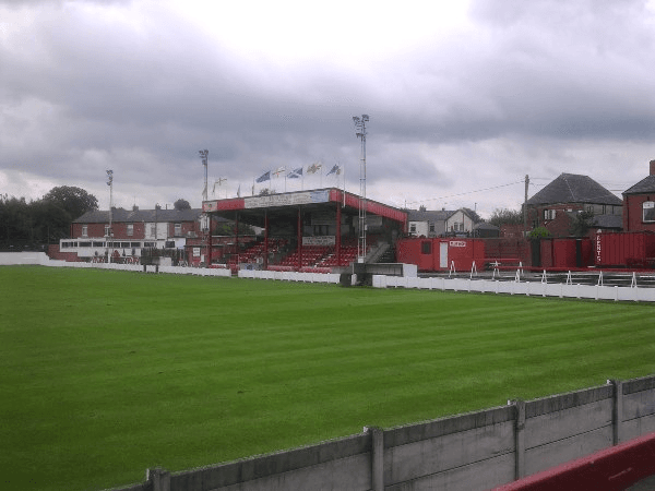 Hurst Cross, home stadium of Ashton United