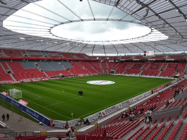 BayArena, home stadium of Bayer 04 Leverkusen