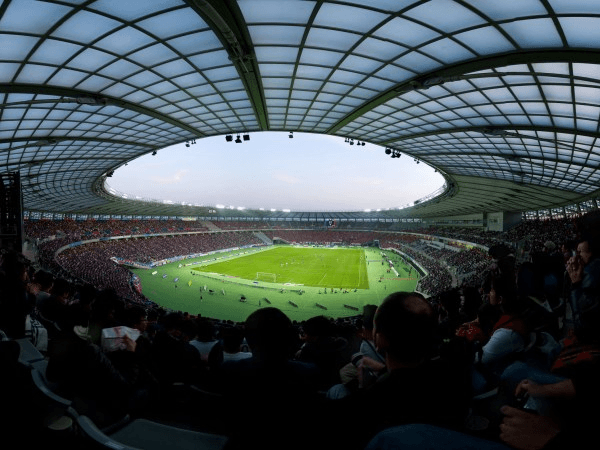 Ajinomoto Stadium, home stadium of Tokyo Verdy