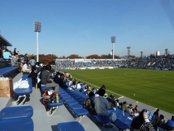 NHK Spring Mitsuzawa Football Stadium, home stadium of YSCC