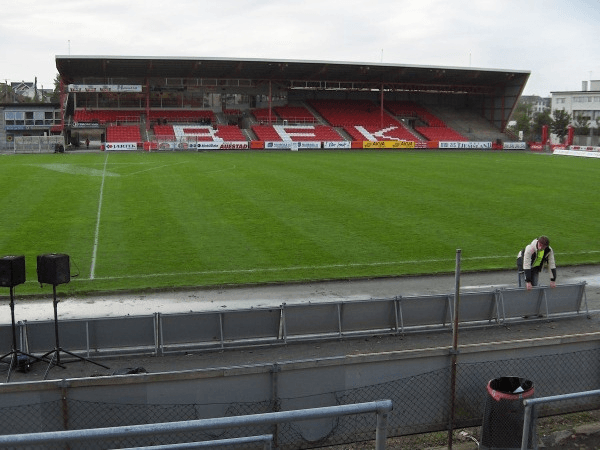 Bryne Stadion, home stadium of Bryne