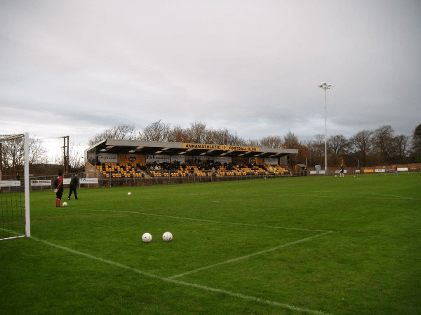 Galabank, home stadium of Annan Athletic