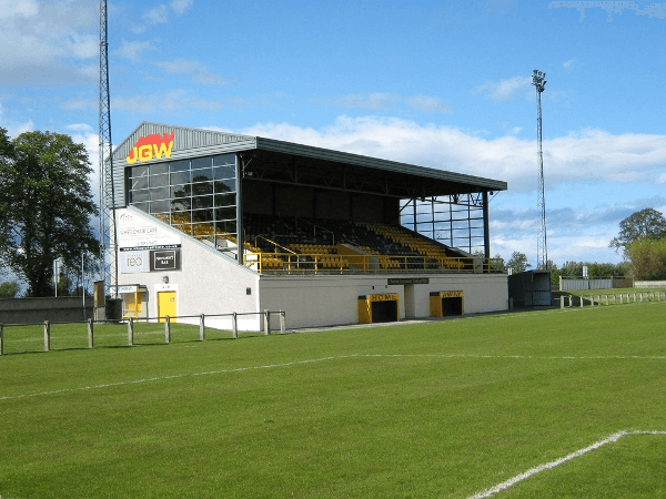 Mosset Park, home stadium of Forres Mechanics