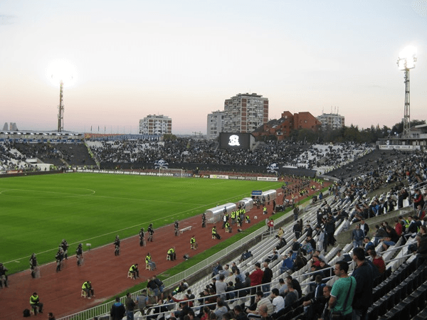 Stadion Partizana, home stadium of FK Partizan