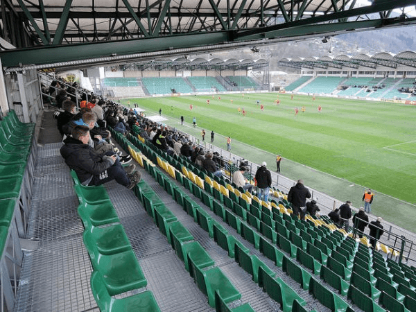 Štadión Pod Dubňom, home stadium of MŠK Žilina