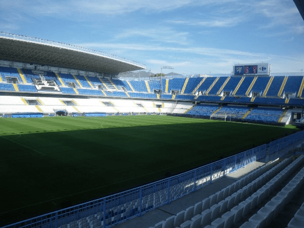 Estadio La Rosaleda, home stadium of Málaga CF