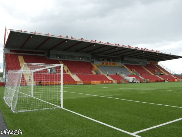 Södertälje Fotbollsarena, home stadium of Syrianska