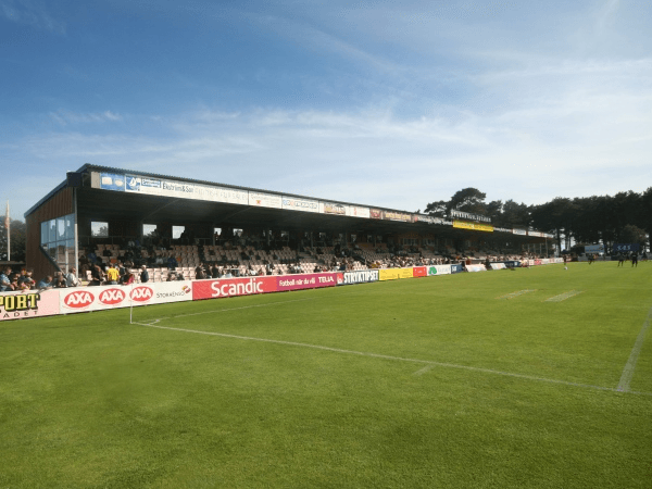 Strandvallen, home stadium of Mjällby