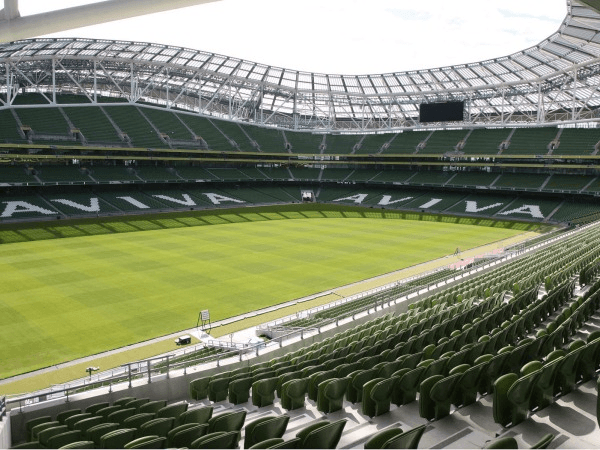 Aviva Stadium, home stadium of Republic of Ireland