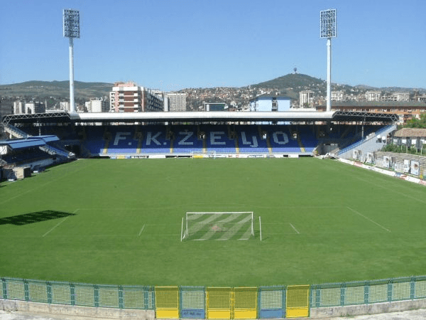 Stadion Grbavica, home stadium of FK Željezničar Sarajevo
