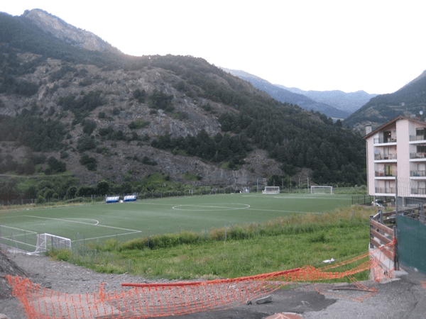 Camp de Futbol d'Ordino, home stadium of Sporting Escaldes