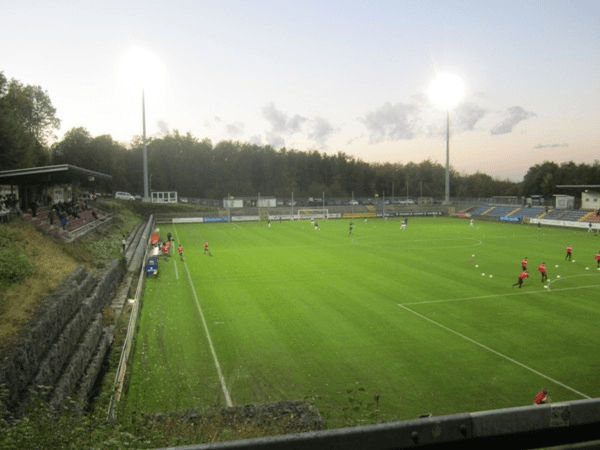 Waldstadion an der Kaiserlinde, home stadium of SV 07 Elversberg