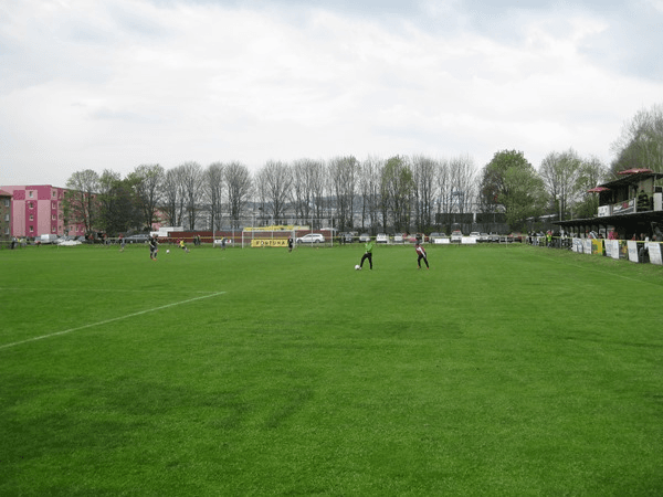 Drahovice UMT, home stadium of Slavia Karlovy Vary