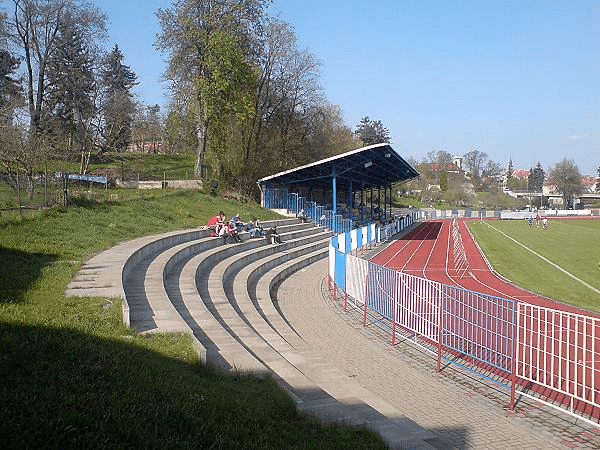 Městský stadion u Ploučnice, home stadium of Arsenal Česká Lípa