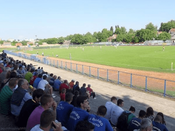 Gradski stadion, home stadium of Dinamo Pančevo