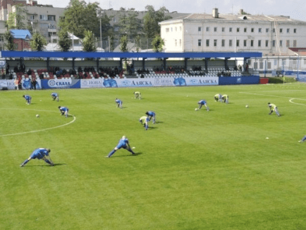 Stadion Medyk, home stadium of Skala Stryi