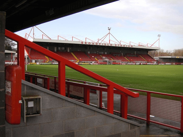 Broadfield Stadium, home stadium of Crawley Town