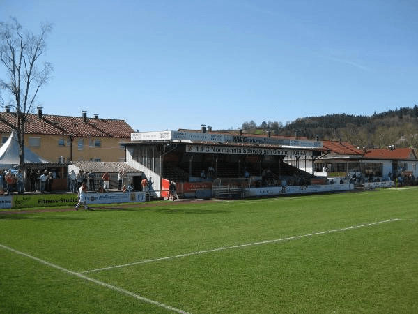 Jahnstadion, home stadium of 1. FC Normannia Gmünd