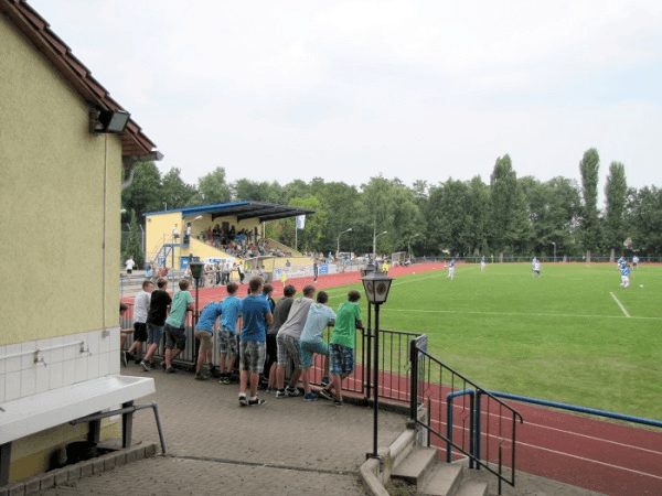 Hafenstadion, home stadium of International Leipzig