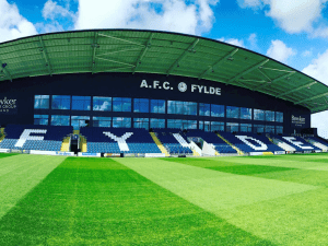 Mill Farm Stadium, home stadium of AFC Fylde
