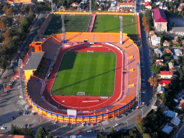 Stadionul Municipal Ceahlăul, home stadium of Ceahlăul Piatra Neamţ
