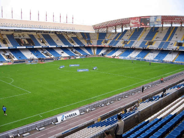 Estadio Abanca-Riazor, home stadium of Deportivo La Coruña