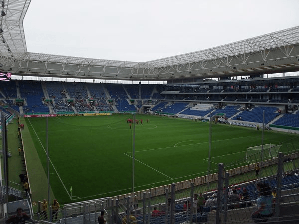 Rhein-Neckar-Arena, home stadium of TSG 1899 Hoffenheim
