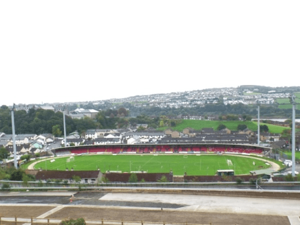 The Ryan McBride Brandywell Stadium, home stadium of Derry City