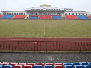Žemynos progimnazijos stadionas, home stadium of Ekranas