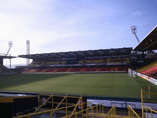 Vicarage Road, home stadium of Watford
