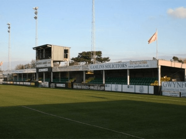 The Educate Group Stadium, home stadium of Rhyl