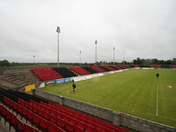 Strokestown Road, home stadium of Longford Town