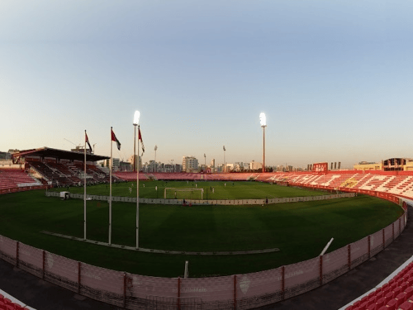Rashid Stadium, home stadium of Shabab Al Ahli